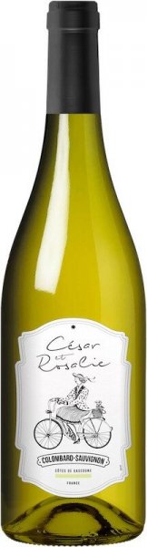 Вино "Cesar et Rosalie" Colombard-Sauvignon Blanc, Cotes de Gascogne IGT, 2020