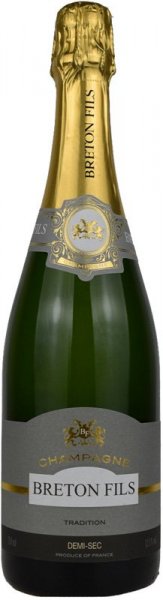 Шампанское Champagne Breton Fils, Tradition Demi-Sec, Champagne AOC