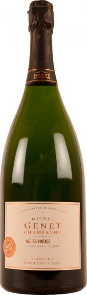 Шампанское Champagne Michel Genet, "MG BB Vintage" Grand Cru Brut, Champagne AOC, 1.5 л