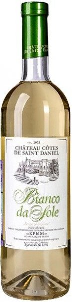 Вино Chateau Cotes de Saint Daniel, "Bianco da Sole", 2021
