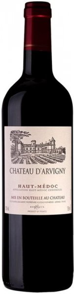 Вино Chateau d'Arvigny, Haut-Medoc AOC Cru Bourgeois, 2020