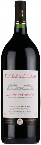 Вино Chateau de Ferrand, Saint-Emilion Grand Cru AOC, 2013, 1.5 л