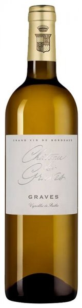 Вино "Chateau des Graves" Blanc, Graves AOC, 2022