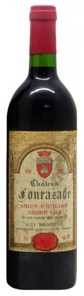Вино Chateau Fonrazade, Saint-Emilion Grand Cru AOC, 2016