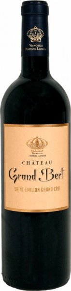 Вино Chateau Grand Bert, Saint-Emilion Grand Cru AOC, 2020