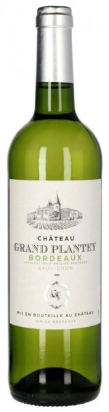 Вино Chateau Grand Plantey, Bordeaux AOP Blanc, 2021