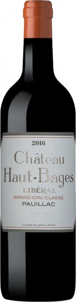 Вино Chateau Haut-Bages Liberal, Grand Cru Classe Pauillac AOC, 2016, 1.5 л