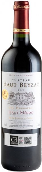 Вино Chateau Haut Beyzac, Haut-Medoc AOC Cru Bourgeois, 2016