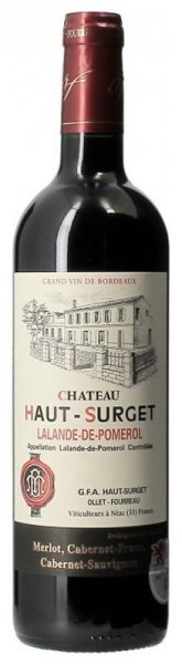 Вино "Chateau Haut-Surget" Lalande-de-Pomerol AOC, 2019