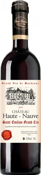 Вино Chateau Haute-Nauve, Saint Emilion Grand Cru AOC, 2019