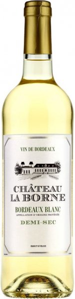 Вино Chateau La Borne, Bordeaux AOP Blanc Demi-Sec, 2021
