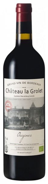 Вино Chateau La Grolet, Cotes de Bourg AOC, 2020