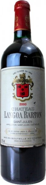 Вино Chateau Langoa Barton, Saint-Julien AOC, 2000