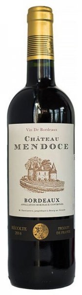 Вино Chateau Mendoce, Bordeaux AOC, 2014