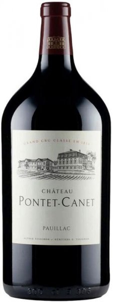 Вино Chateau Pontet-Canet, Pauillac AOC 5-me Grand Cru Classe, 1982, 3 л