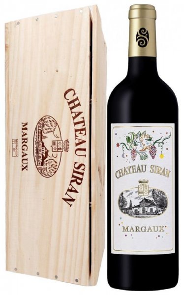 Вино Chateau Siran, Margaux AOC, 2020, wooden box