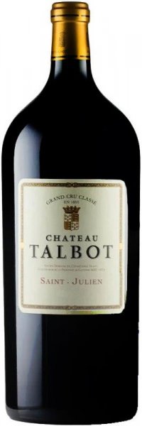 Вино Chateau Talbot, St-Julien AOC 4-me Grand Cru Classe, 2019, 6 л