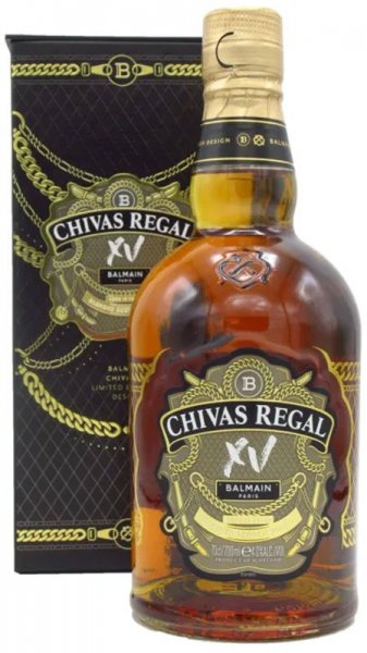 Виски "Chivas Regal" XV, Balmain Limited Edition Design, gift box, 0.7 л