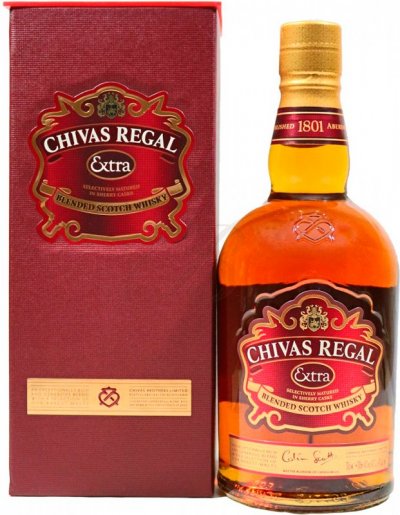 Виски "Chivas Regal" Extra, gift box, 1 л