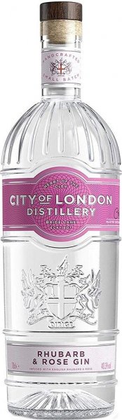 Джин City of London, "Rhubarb & Rose" Gin, 0.7 л
