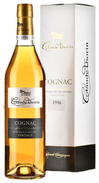 Коньяк "Claude Thorin" Vintage, Cognac Grande Champagne AOC, 1996, gift box, 0.7 л