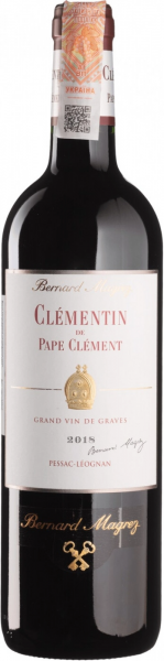 Вино "Clementin de Pape Clement" Rouge, Pessac-Leognan AOC, 2018