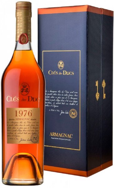 Арманьяк "Cles des Ducs" Millesime, Armagnac AOC, 1976, gift box, 0.7 л