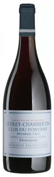 Вино Domaine Bruno Clair, Gevrey-Chambertin Premier Cru "Clos du Fonteny", 2017