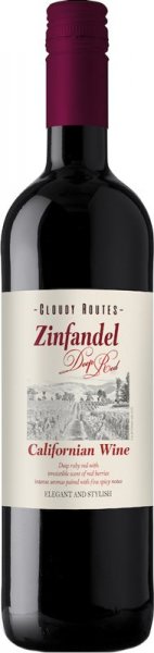 Вино Cloudy Routes, Zinfandel, 2021