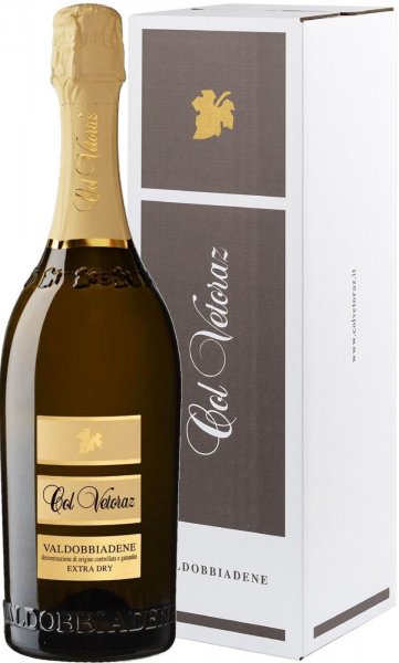 Игристое вино Col Vetoraz, Valdobbiadene Prosecco Superiore Extra Dry DOCG, gift box