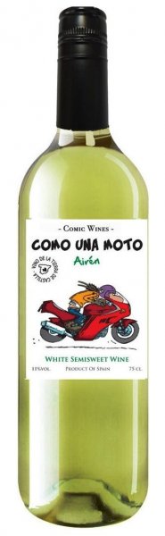 Вино "Como Una Moto" Airen Semisweet, 2019