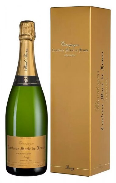 Шампанское Paul Bara, "Comtesse Marie de France" Brut Grand Cru, Champagne AOC, 2014, gift box
