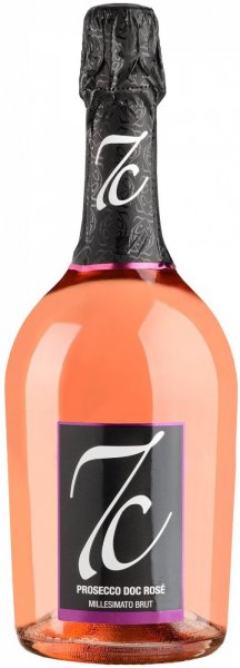 Игристое вино Conca d'Oro, "7C" Prosecco Millesimato Rose Brut DOC