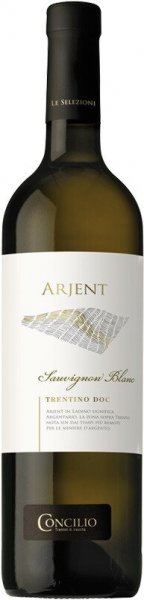 Вино Concilio, "Arjent" Sauvignon Blanc, Trentino DOC, 2021