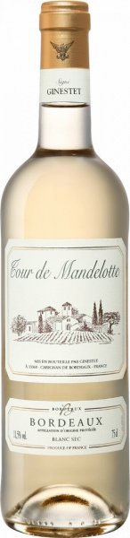 Вино "Tour de Mandelotte" Bordeaux AOC Blanc Sec, 2021