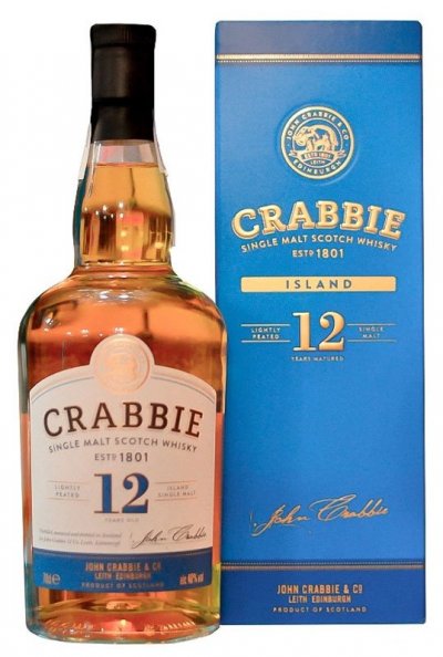Виски "Crabbie" 12 Years Old, gift box, 0.7 л