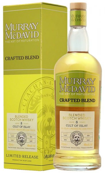 Виски Murray McDavid, "Crafted Blend" Cult of Islay 8 Years Old, gift box, 0.7 л