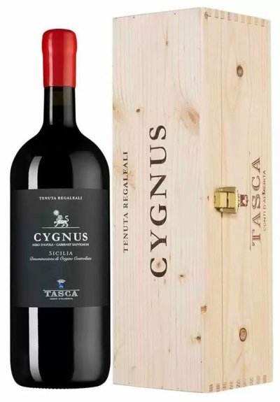 Вино "Cygnus" DOC, 2018, wooden box, 1.5 л