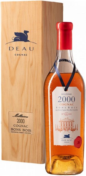 Коньяк Deau, Cognac Bons Bois AOC, 2000, gift box, 0.7 л
