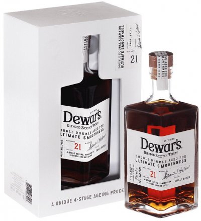 Виски "Dewar's", 21 Years Old, gift box, 0.5 л