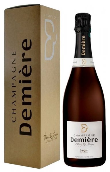 Шампанское Demiere, "Divin" Blanc de Noirs Brut, Champagne AOC, gift box