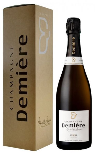 Шампанское Demiere, "Divin" Blanc de Blancs Brut, Champagne AOC, gift box