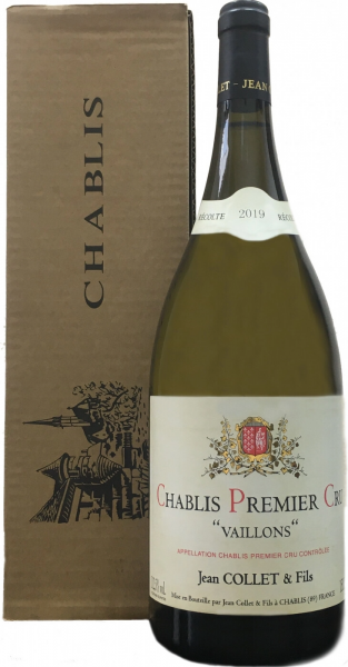 Вино Domaine Jean Collet et Fils, Chablis 1er Cru "Vaillons", gift box, 2018, 1.5 л
