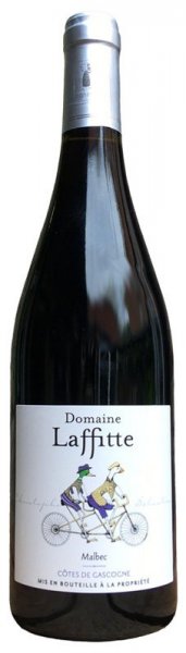 Вино Domaine Laffitte, Malbec, Cotes de Gascogne IGP, 2020