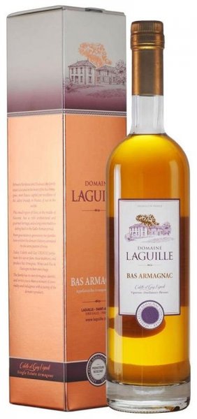 Арманьяк Domaine Laguille, Bas-Armagnac AOC, 1999, gift box, 0.7 л