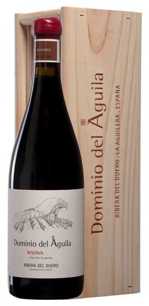Вино Dominio del Aguila, Tinto Reserva, Ribera del Duero DO, 2018, wooden box