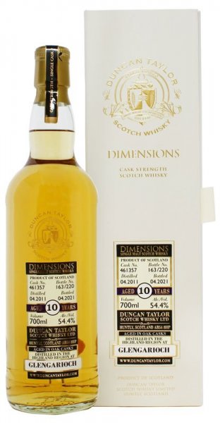 Виски Duncan Taylor, Glengarioch 10 Years Old (Dimensions), gift box, 0.7 л
