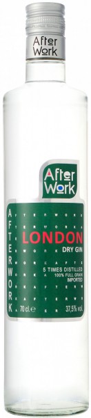 Джин "Afterwork" London dry gin, 0.7 л