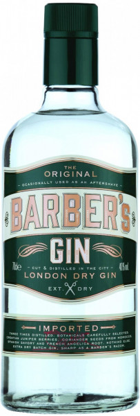 Джин "Barber's" London Dry Gin, 0.7 л
