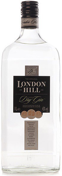 Джин "London Hill" Dry Gin, 1 л